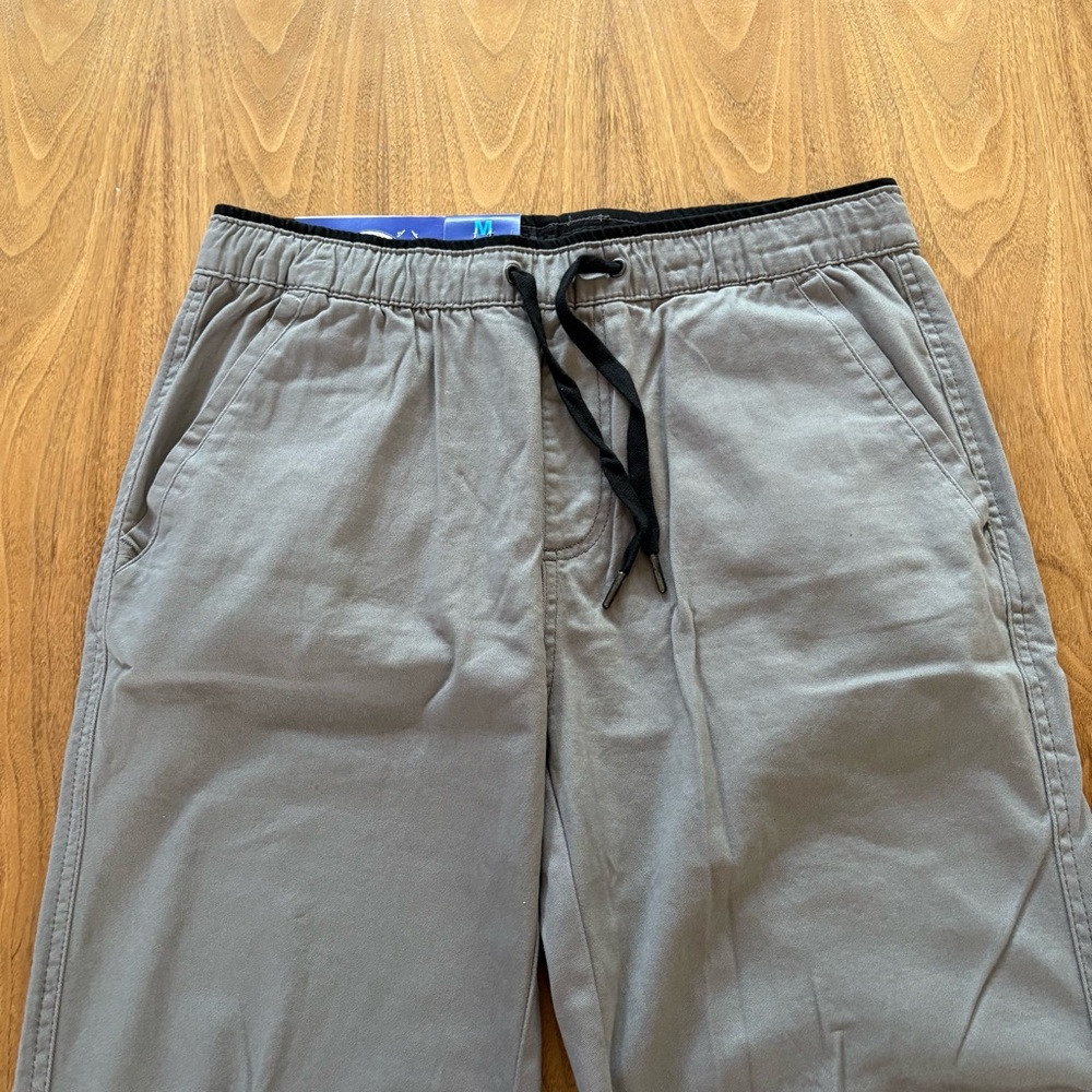 NWT Plugg Men's Gray Joggers with Drawstring size M - Picture 2 of 12